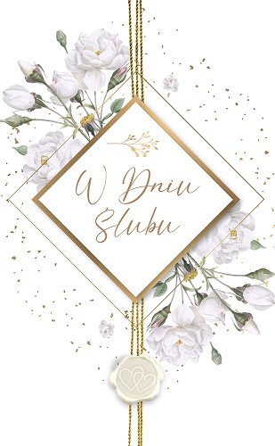 Kartki na ślub z życzeniami delikatna Lux63 Armin Style