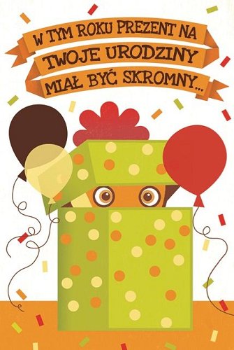 Kartki urodzinowe z balonami POP-UP KBO 8 Kukartka