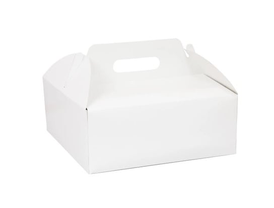 Karton białe Pudełko na tort ciasto 18x18 25szt VACUCRAFT (pojemniki próżniowe)