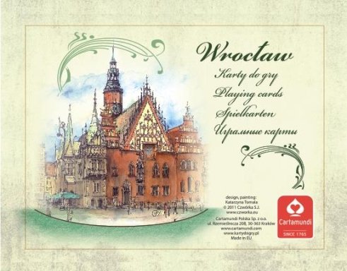 Karty Akwarele: Wrocław, Cartamundi, 2 talie Cartamundi