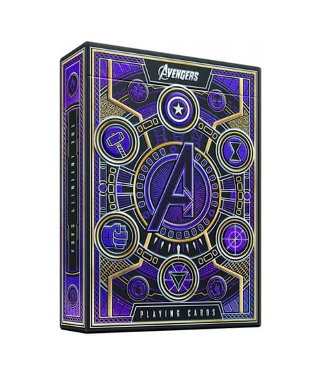 Karty Avengers Infinity Saga (Fioletowe) karty do gry Theory11 Theory11