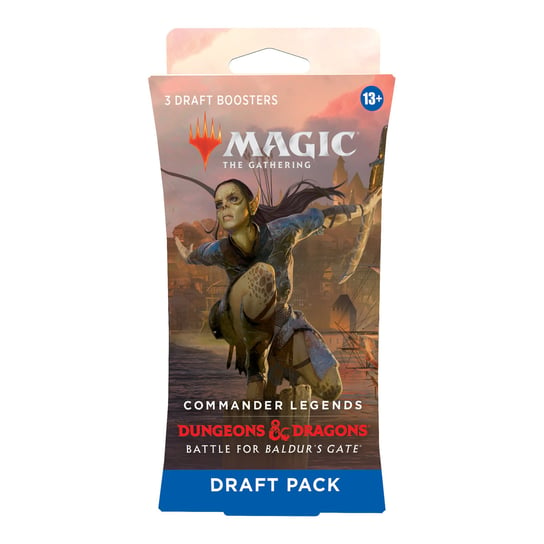 Karty Commander Legends - Battle for Baldur's Gate - 3 pack Draft Booster karty do gry Magic: the Gathering Magic: the Gathering