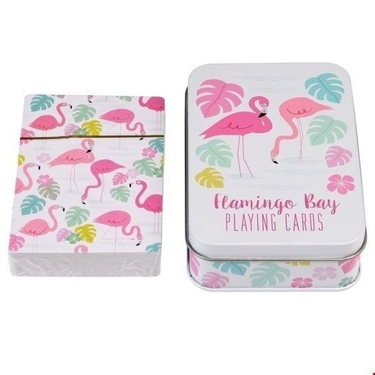 Karty do gry w puszce, Flamingi, Rex London Rex London