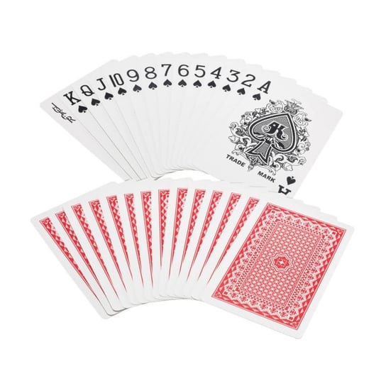 Karty do pokera 100% plastikowe - 1 szt Kokiska