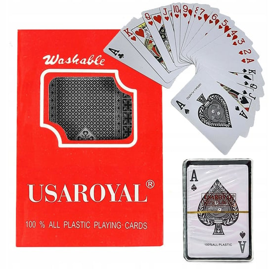 Karty do pokera Powlekane karty do gry VERK GROUP 54 Szt. VERK GROUP