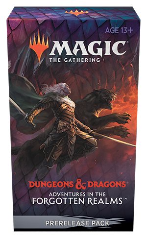 Karty kolekcjonerskie magic the gathering adventures in the forgotten realms prerelease pack Wizards of the Coast