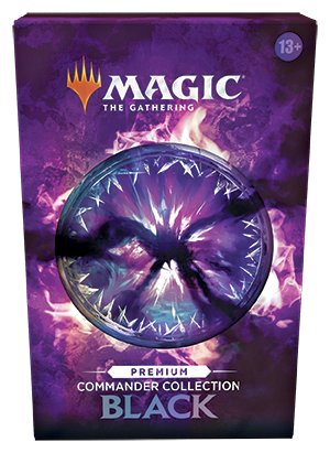 Karty kolekcjonerskie magic the gathering commander collection: black premium Wizards of the Coast