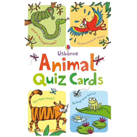 Karty Obrazkowe - 'Animal Quiz Cards' Usborne Usborne