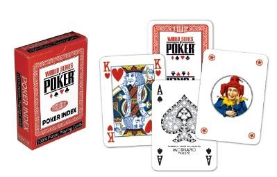 Karty pokerowe WSOP regular index czerwone Modiano