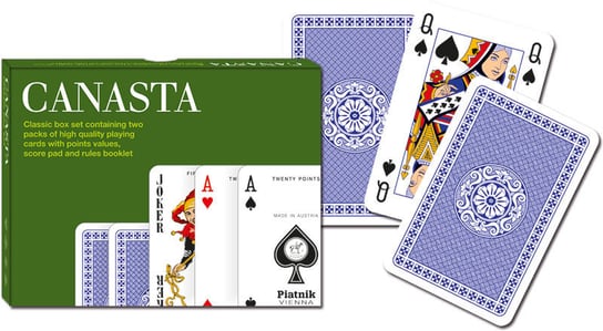 Karty Standard Ekstra Canasta - New Classics, Piatnik Piatnik