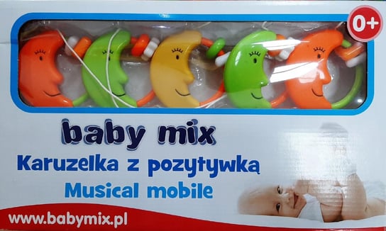 Karuzela plastikowa z pozytywką Baby Mix Baby Mix