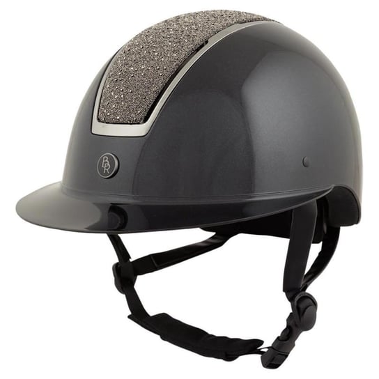 Kask BR Omega Glamourous Glossy czarny/gun metal, rozmiar: 52-54 Inna marka