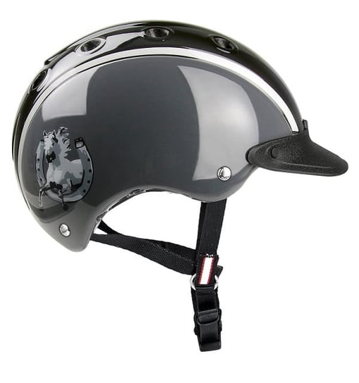 Kask CASCO Nori grey horseshoe shiny, kolor: szary, rozmiar: S Inna marka