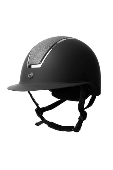 Kask Jeździecki Horze Monarch II Metallic Glitter czarny/ srebrny  r. M Inna marka
