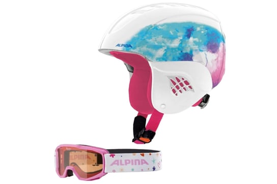 Kask młodzieżowy Alpina Carat Set z goglami-S Alpina Sport