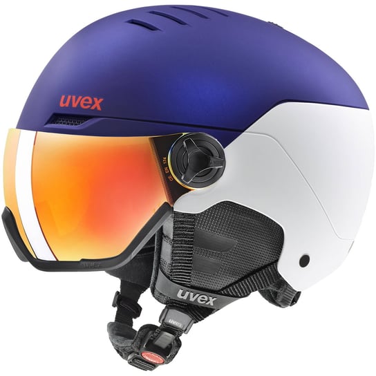 Kask narciarski Uvex Wanted Visor 90 purple bash - 07 UVEX