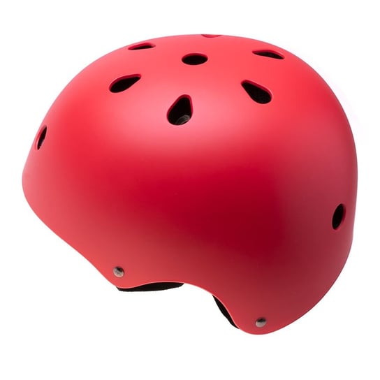 Kask + ochraniacze na rolki, deskorolkę, rower - czerwono czarny, rozmiar M Hedo