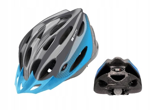 Kask rowerowy B-SKIN REGULAR L szaro-niebieski Inna marka