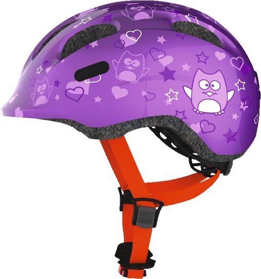 Kask rowerowy dziecięcy Abus Smiley 2.0  purple star M/50-55 ABUS