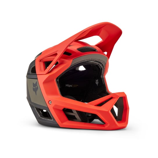 KASK ROWEROWY FOX PROFRAME RS NUF ORANGE FLAM Fox