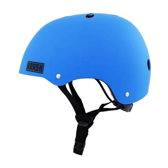 Kask rowerowy Krash Pro Fit orzeszek regulowany niebieski-M Inna marka