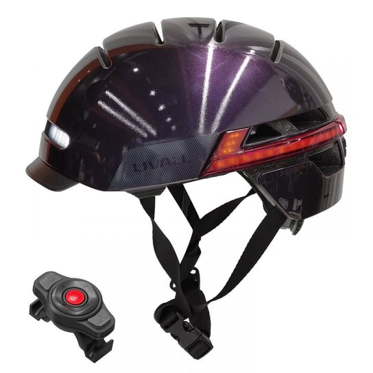 Kask Rowerowy Livall BH51M Neo BT/LED/SOS Rozm.L Fioletowy Livall