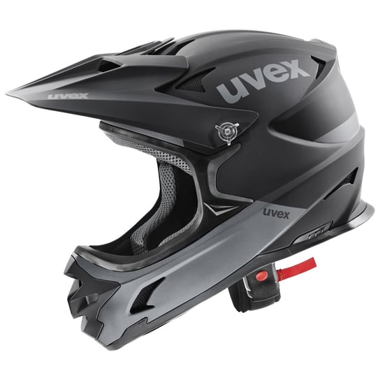 uvex hlmt 10 bike, casco MTB robusto unisex, calotta disponibile in quattro taglie, aerazione ottimizzata, black grey, 54-56 cm