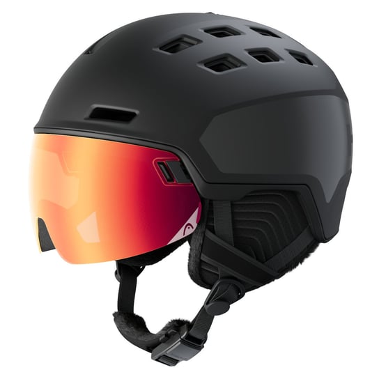 Kask z przyłbicą szybą HEAD Radar Pro Black 2025 60-63 cm Head