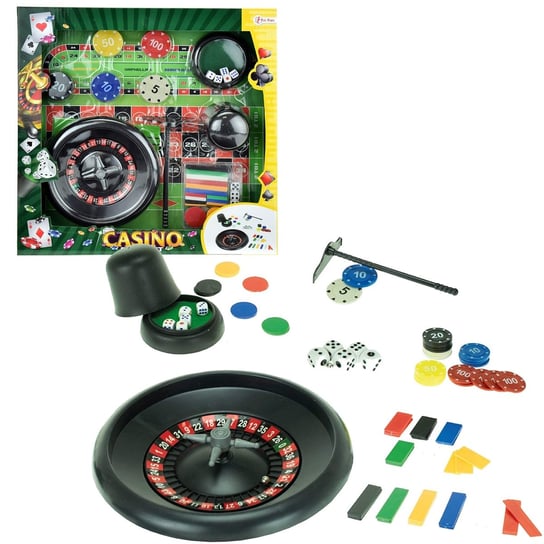 Kasyno Casino Playset zestaw do ruletki Toi-Toys