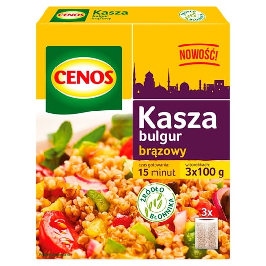 Kasza Bulgur Brązowy 3 X 100 G Cenos Cenos