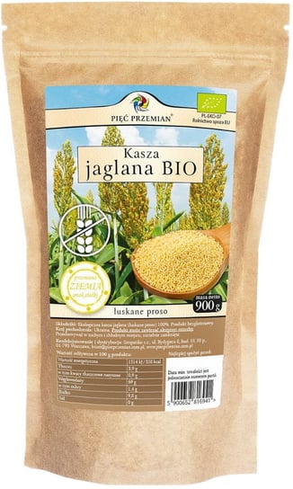 Kasza Jaglana bezglutenowa BIO 900g - Pięć Przemian PIĘĆ PRZEMIAN