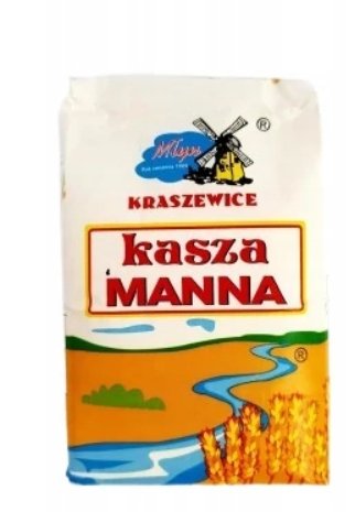 KASZA MANNA 1kg Młyn Kraszewice Inna marka