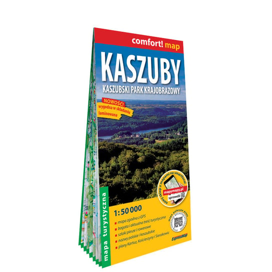 Kaszuby. Kaszubski Park Krajobrazowy. Mapa turystyczna 1:50 000 Opracowanie zbiorowe