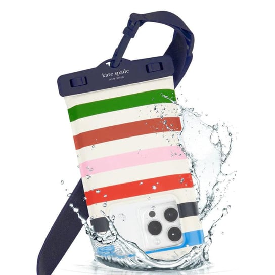 Kate Spade New York Waterproof Floating Pouch - Etui wodoodporne do smartfonów do 6.7" (Adventure Stripe) Kate Spade