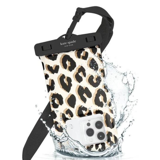 Kate Spade New York Waterproof Floating Pouch - Etui wodoodporne do smartfonów do 6.7" (City Leopard) Kate Spade