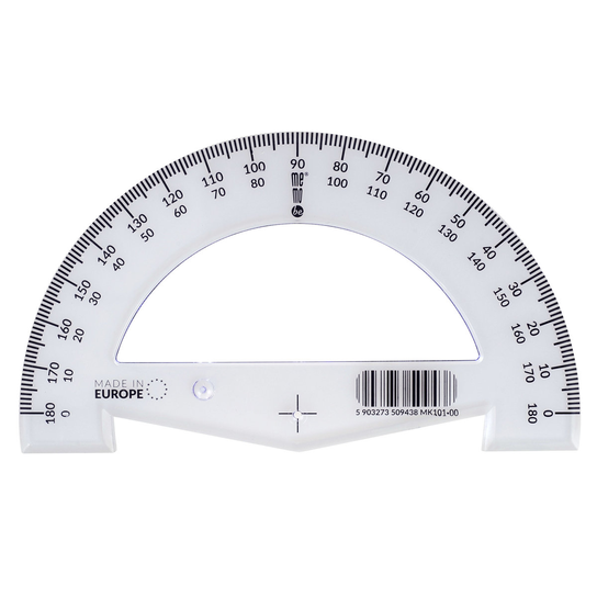Pratel Ruler Kątomierz Memobe By Pratel, 15 cm, 180 Stopni - MemoBe | Sklep EMPIK.COM