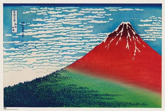 Katsushika Hokusai Fine Wind - Plakat Grupo Erik