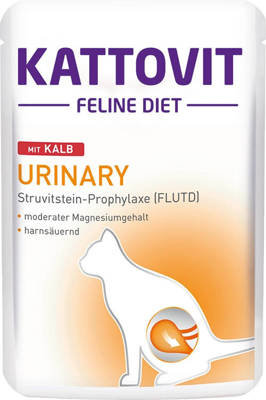 Kattovit Weterynaryjna Karma Urinary dla kotów, Cielęcina, 85g Kattovit