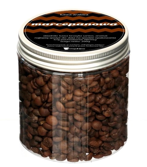 Kawa aromatyzowana MARCEPANOWA arabica ziarnista najlepsza smakowa deserowa 200g Cup&You
