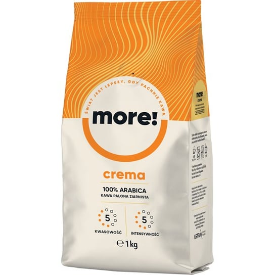 Kawa Astra More Crema ziarnista 1kg ASTRA COFFEE & MORE