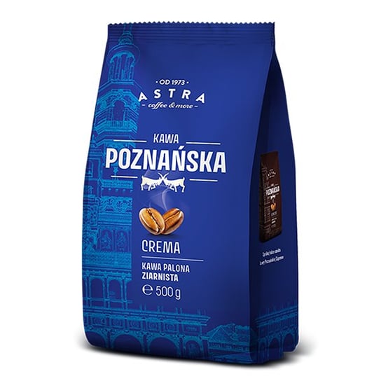 Kawa Astra Poznańska Crema ziarnista 500g ASTRA COFFEE & MORE