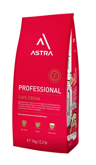 Kawa Astra Professional Crema ziarnista 1kg Astra