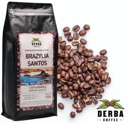 Kawa Brazylia 1Kg Świeżo Palona 100% Arabika Inne