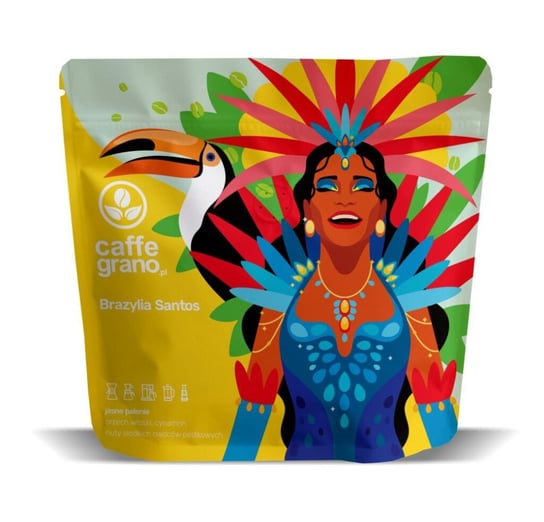 Kawa Caffe Grano Brazylia Santos Jasno Palony 250G Inna marka