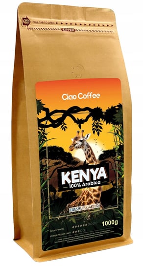 Kawa Ciao Coffee Kenya Świeżo Palona Arabica 1Kg Inna marka