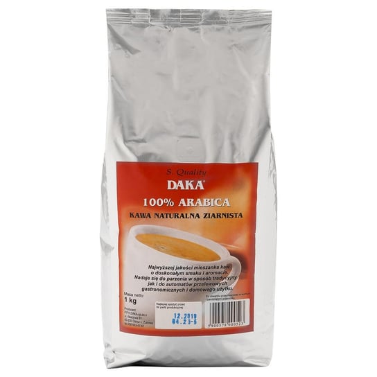 KAWA DAKA ARABICA ZIARNISTA 1 KG Inna marka