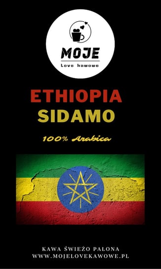 Kawa Etiopia Sidamo 1000G Zmielona Moje Love Kawowe