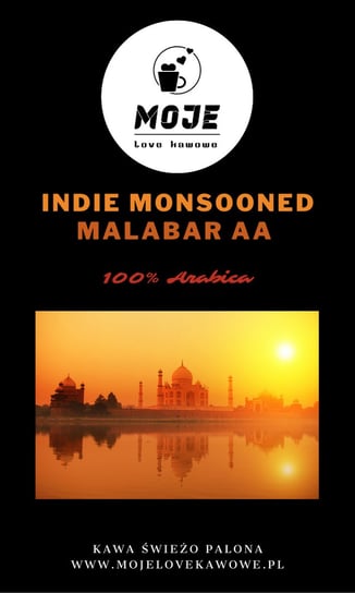 Kawa Indie Monsooned Malabar Aa 1000G Ziarnista Moje Love Kawowe