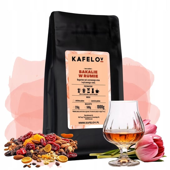 Kawa Kafelov smakowa BAKALIE W RU MIE 250g mielona Kafelov