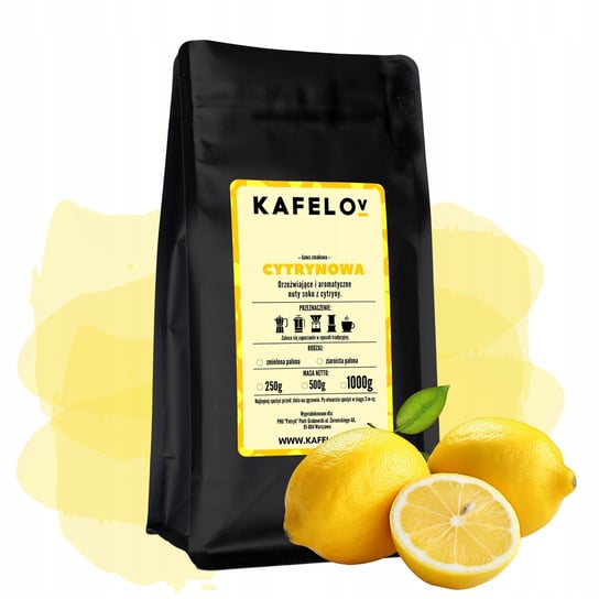 Kawa Kafelov smakowa CYTRYNOWA 500g mielona Kafelov